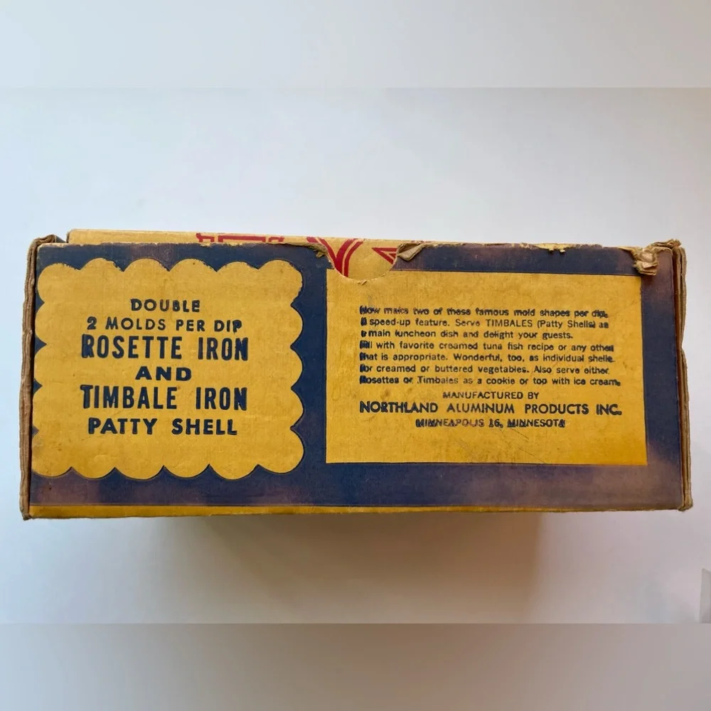 Double Rosette and Tambale iron. New in package